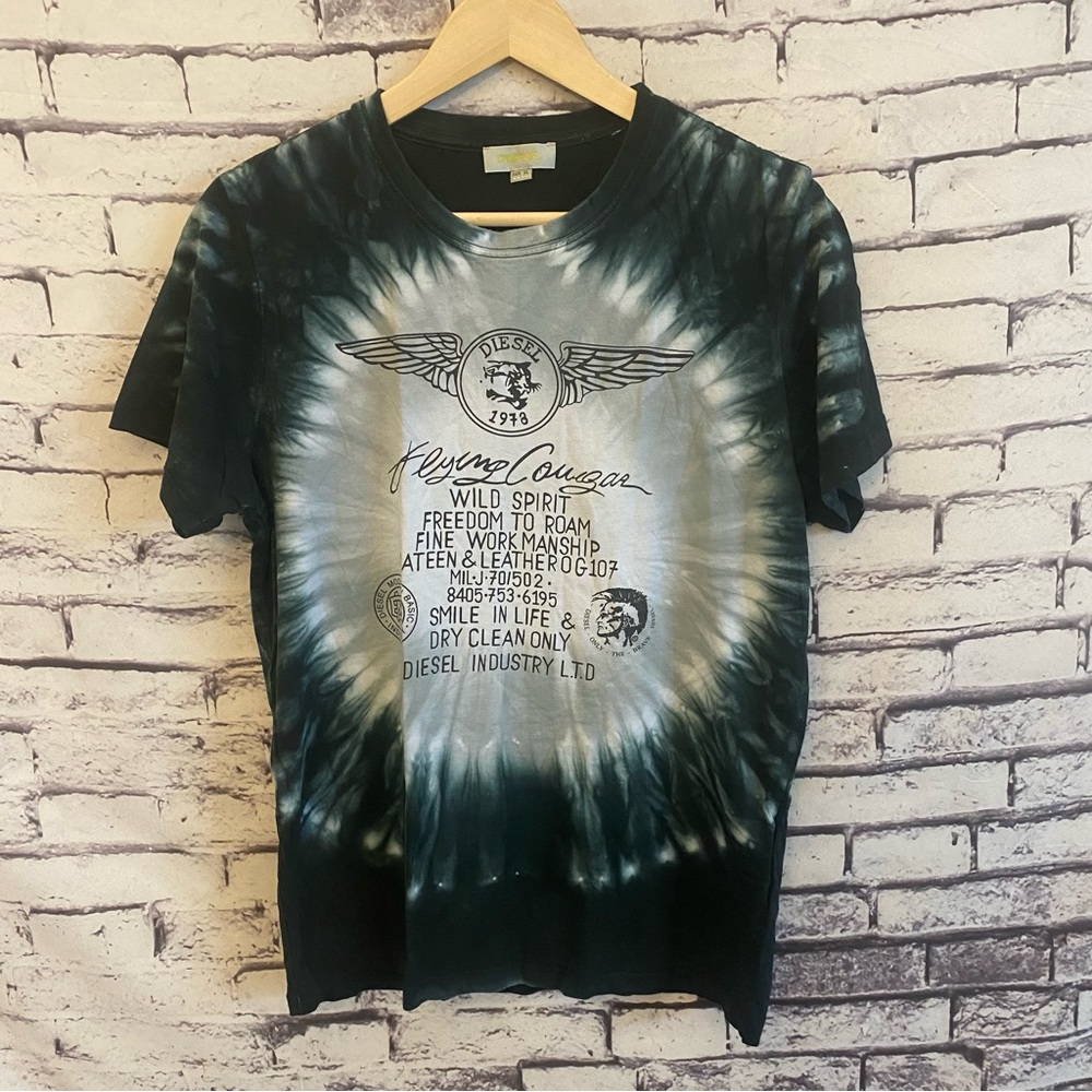 Diesel Jeans Tye Dye Graphic Tee SZ XL